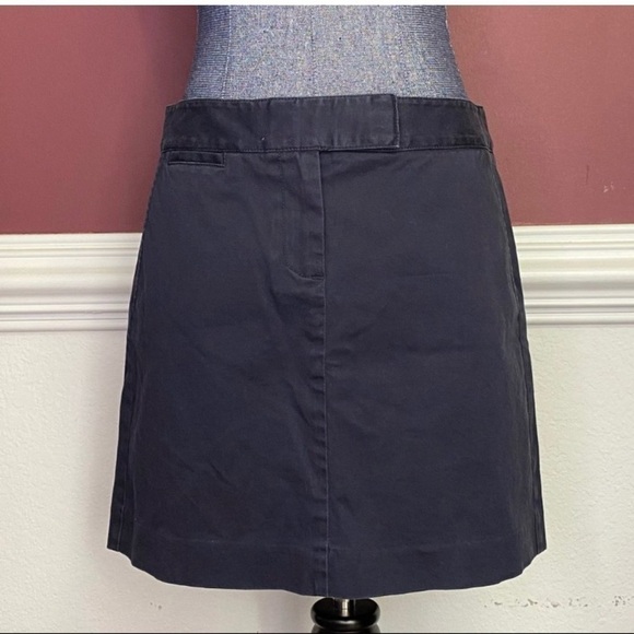 NWT J. Crew navy blue mini skirt with pockets - Picture 4 of 4